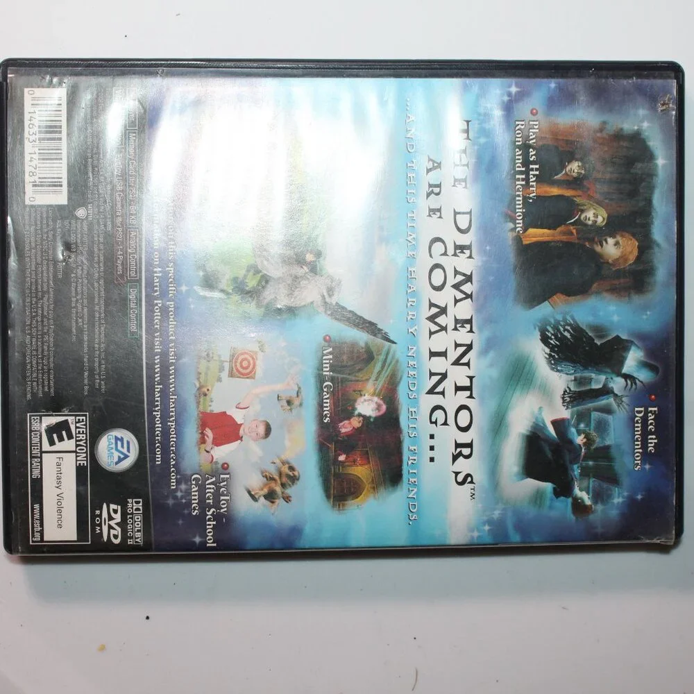 Harry Potter And The Prisoner‎ Of Azkaban Playstation 2 PS2 Game Complete *BB
